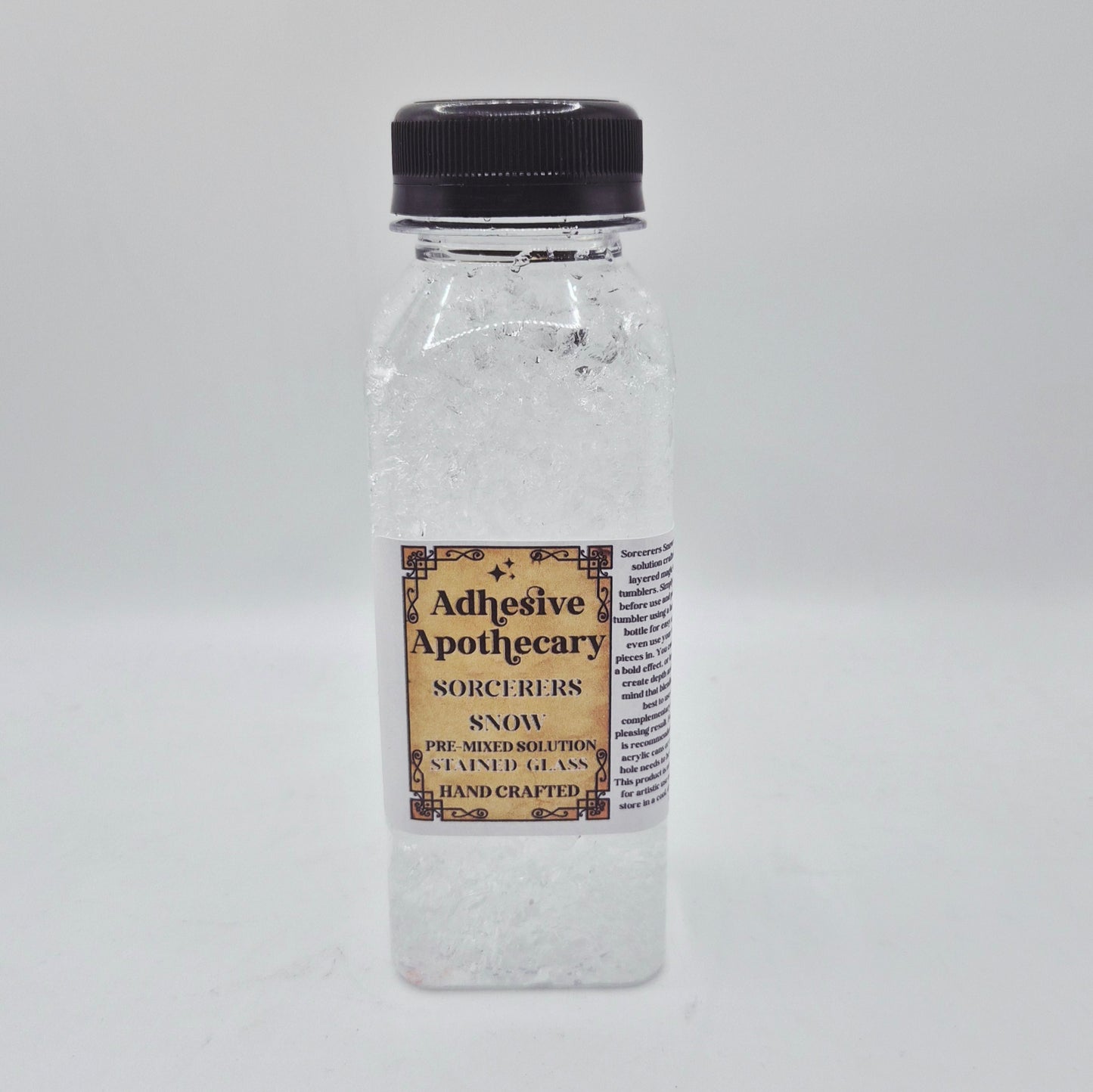 Sorcerers Snow Stained Glass